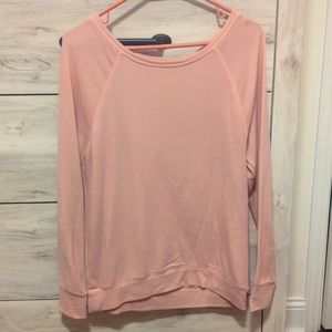 Crew neck pink sweater size XS from garage